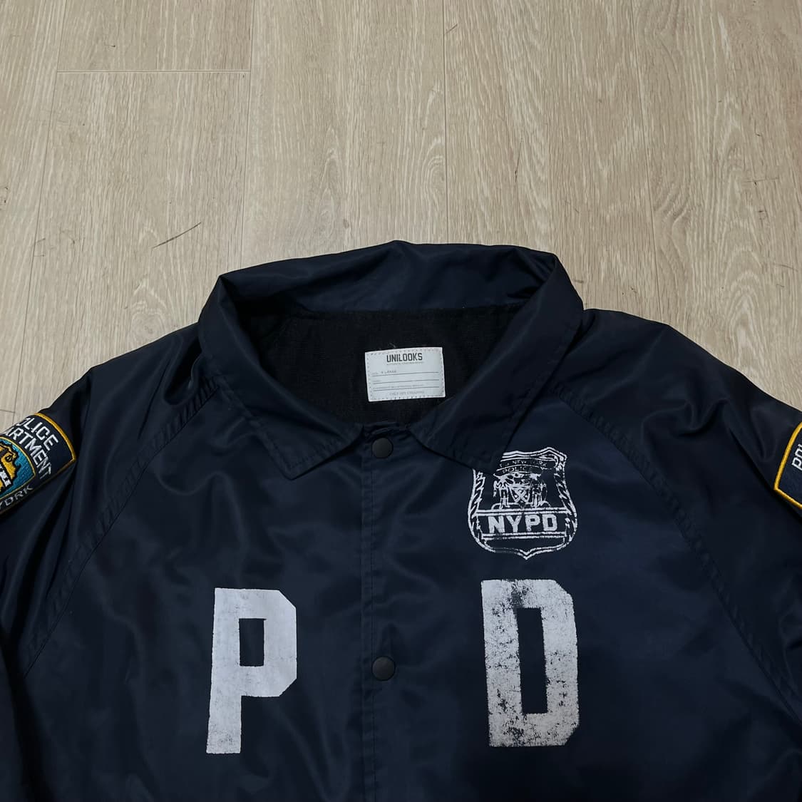 유니룩스 올드스쿨 패치 바시티 코치 자켓 XL/105 상품이미지2