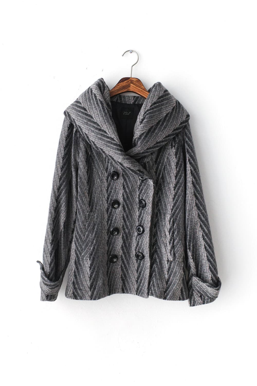 puff collar coat 상품이미지1