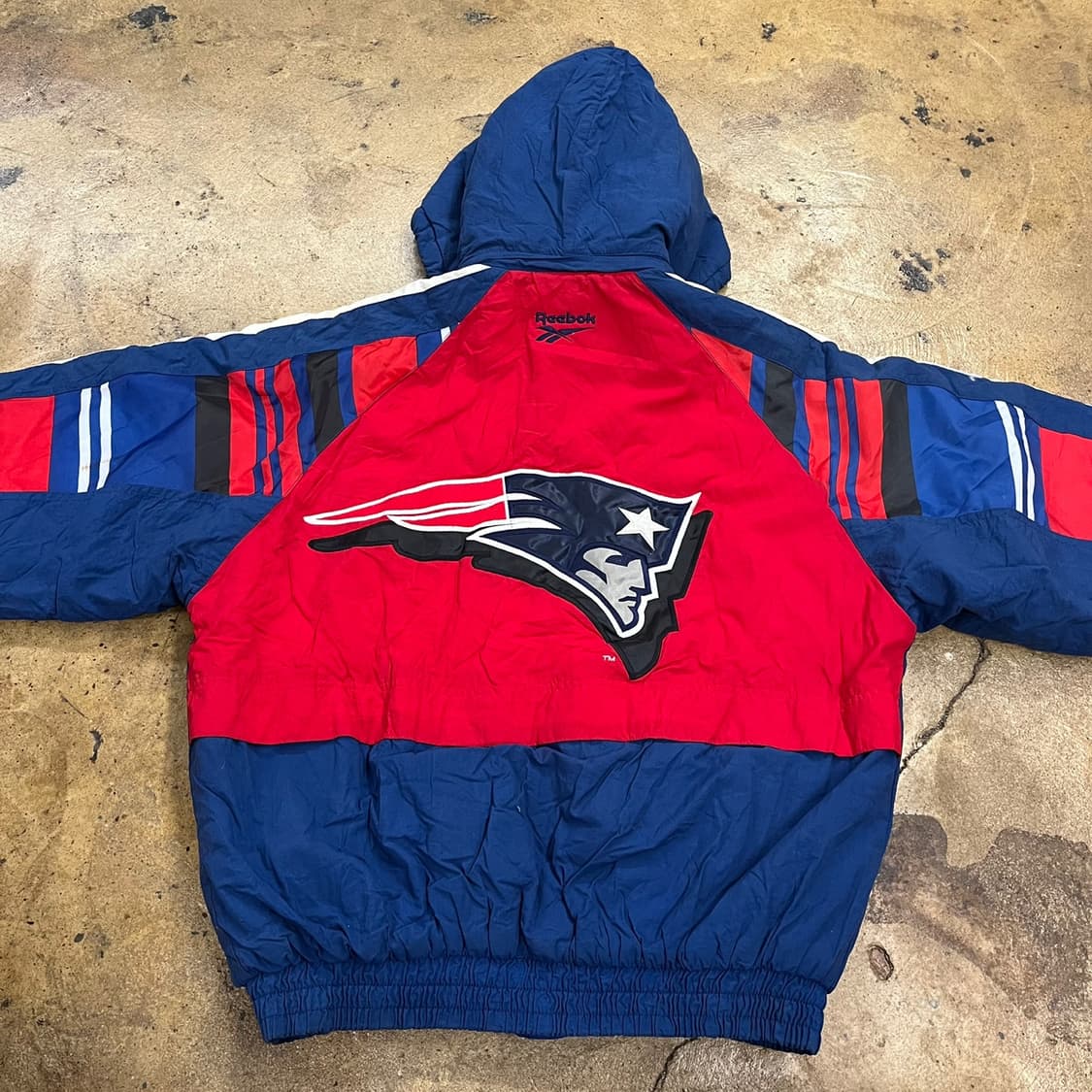 [정품/M] 리복 뉴잉글랜드 패트리어츠 후드 자켓 b17 상품이미지4