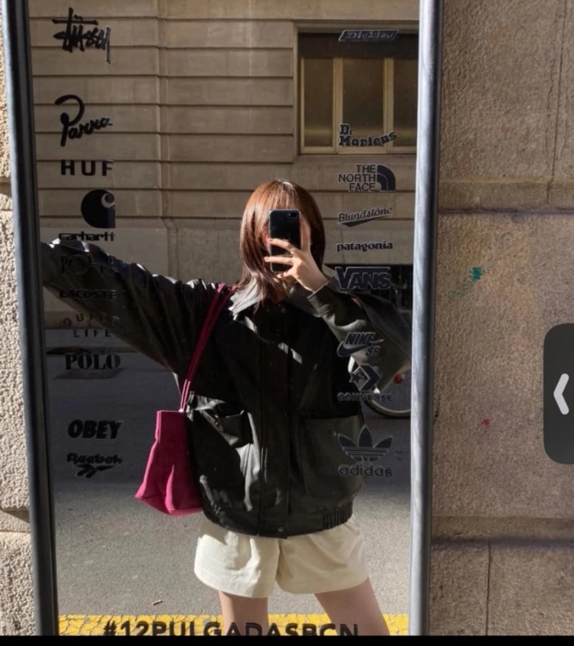 제니베리 poret leather blouson 레더자켓 블랙 상품이미지2