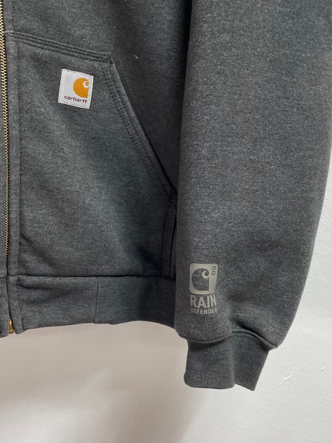 칼하트 그레이 써멀 후드집업 (on.172)   상품이미지3