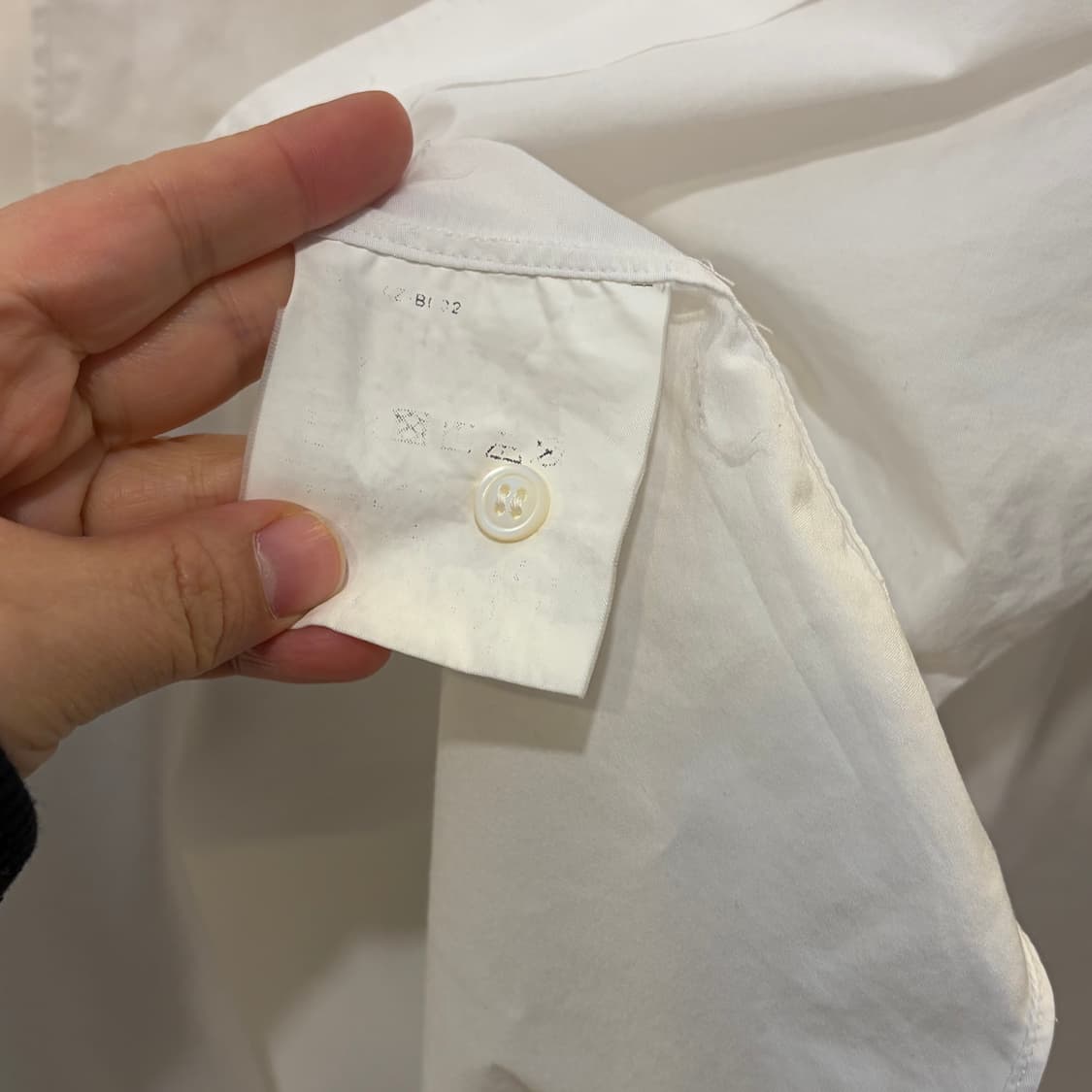 꼼데가르송 화이트 셔츠 남방 상품이미지5