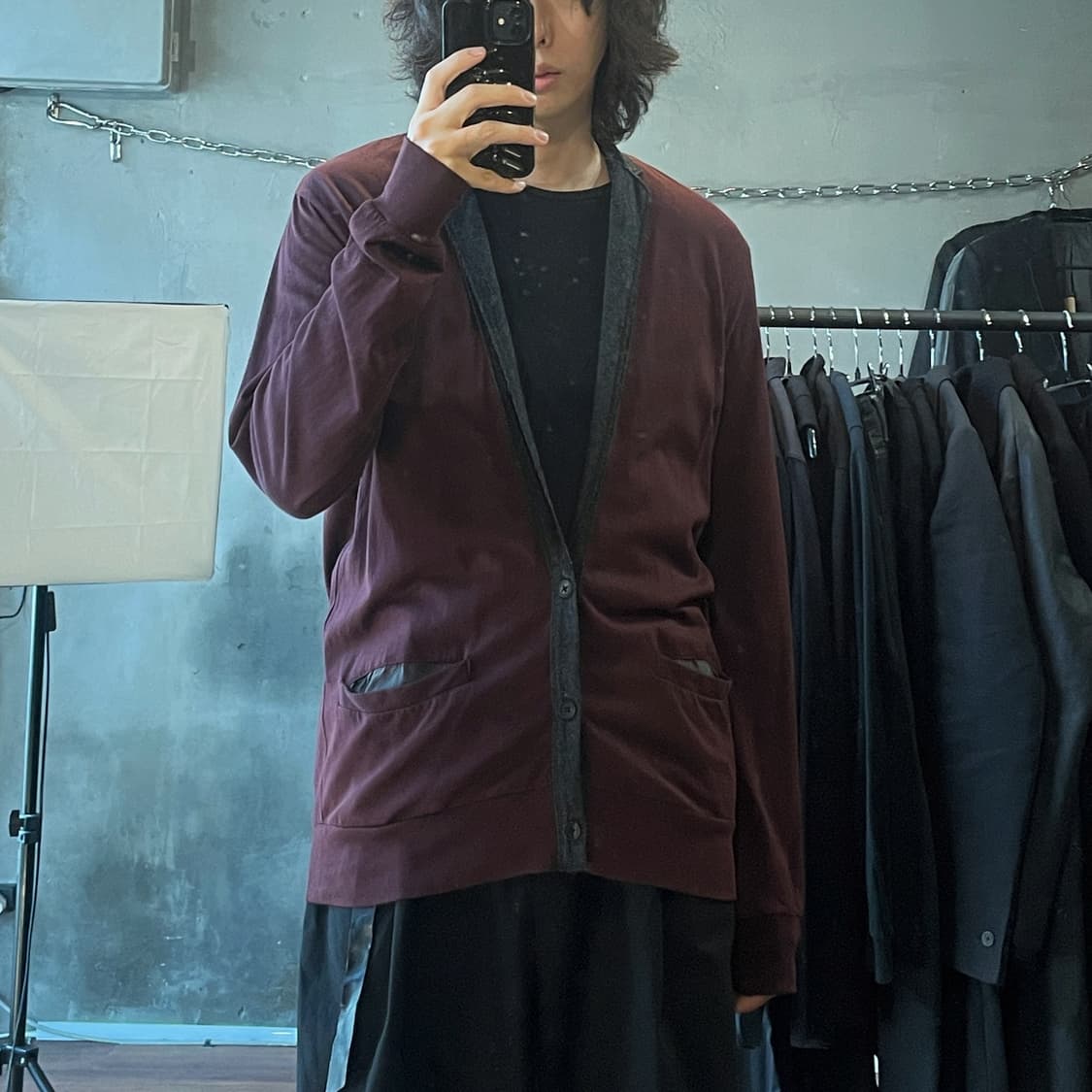 컬러 레이어드 가디건 상품이미지2