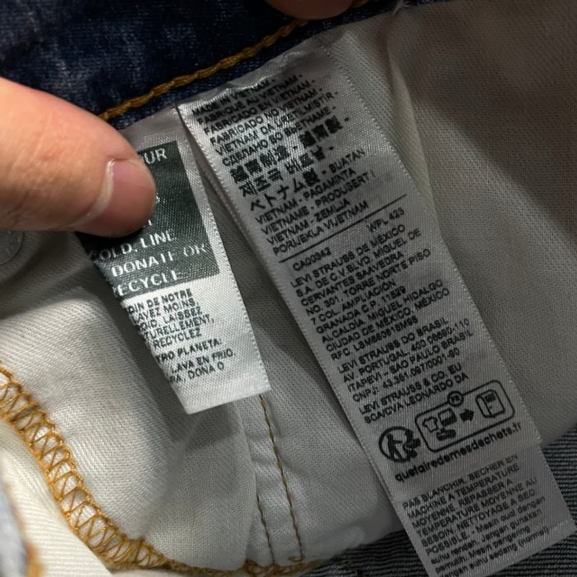 34 리바이스 505 청바지 상품이미지3