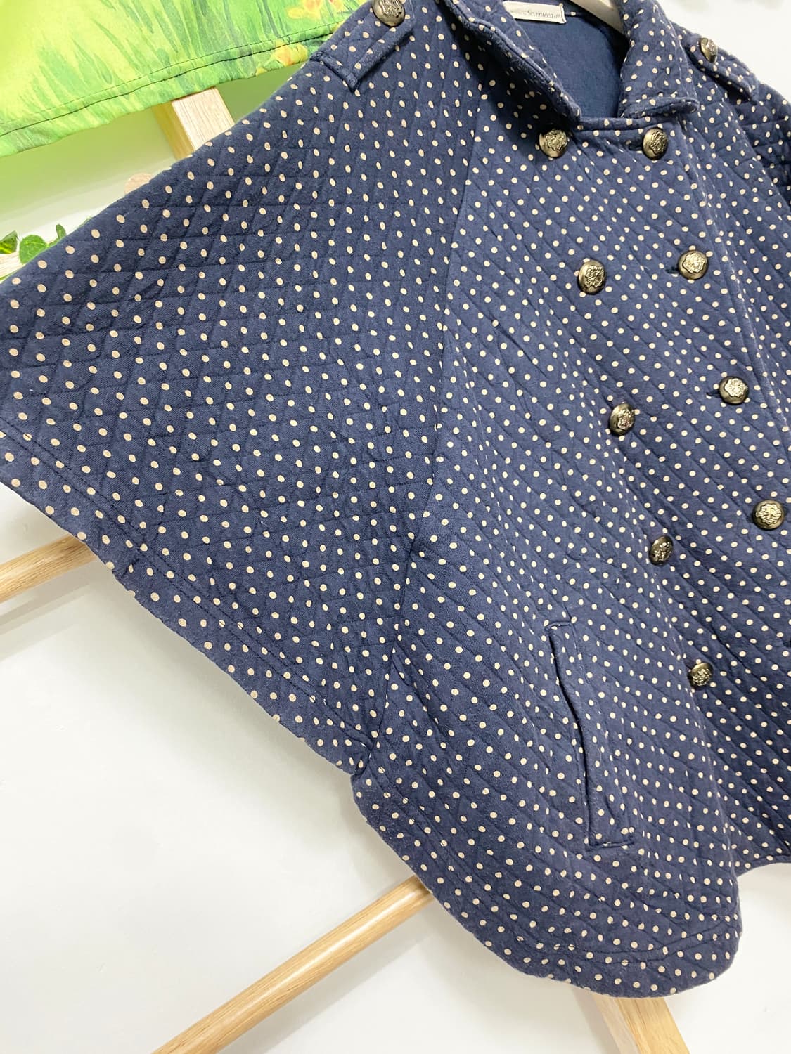 ꒰ঌ 네이비 도트 케이프 세트 ໒꒱ 상품이미지4