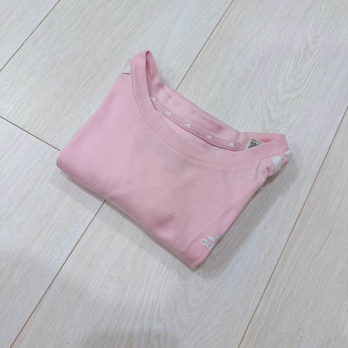아디다스 딸기우유 흰핑 반팔 stc진리빈티지 상품이미지2