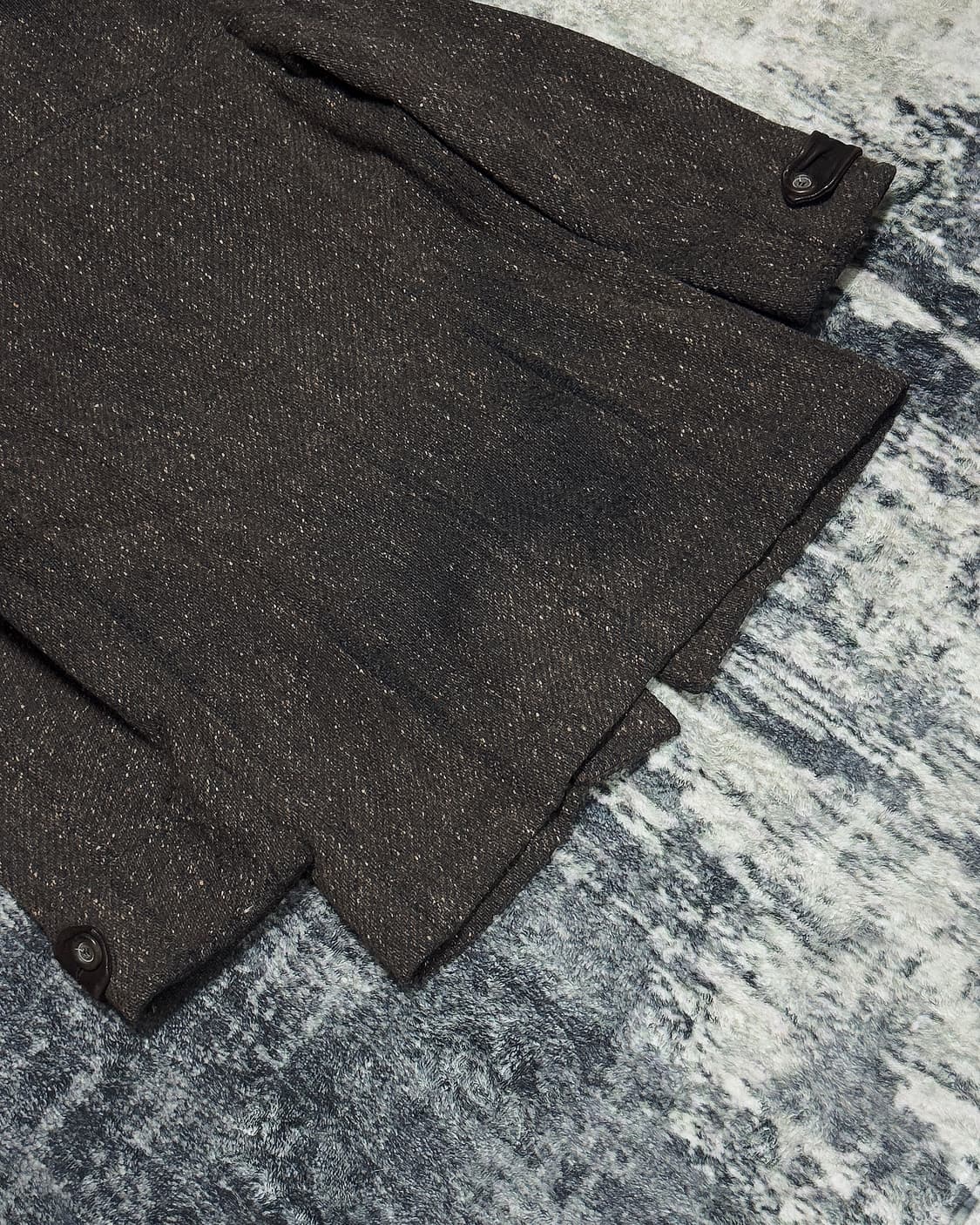 {D&G} Knit Collar Leather Wool Jacket 상품이미지9