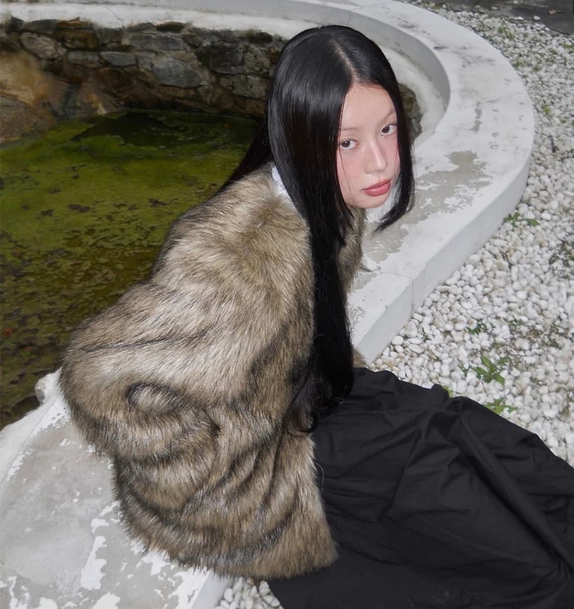 플레어업 퍼자켓 브라운 상품이미지2