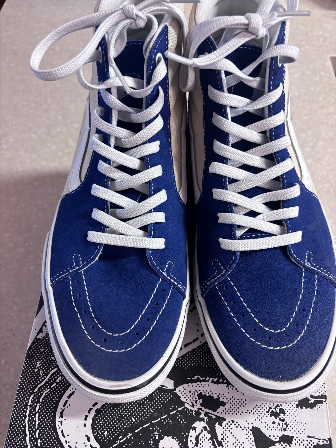 반스 스케이트 하이 네이비 포니(상태 최상) 상품이미지2