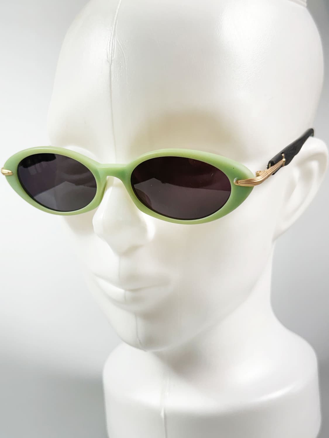 90s CHRISTIAN KEVIN 볼드 오벌 프레임 빈티지 선글라스 상품이미지8