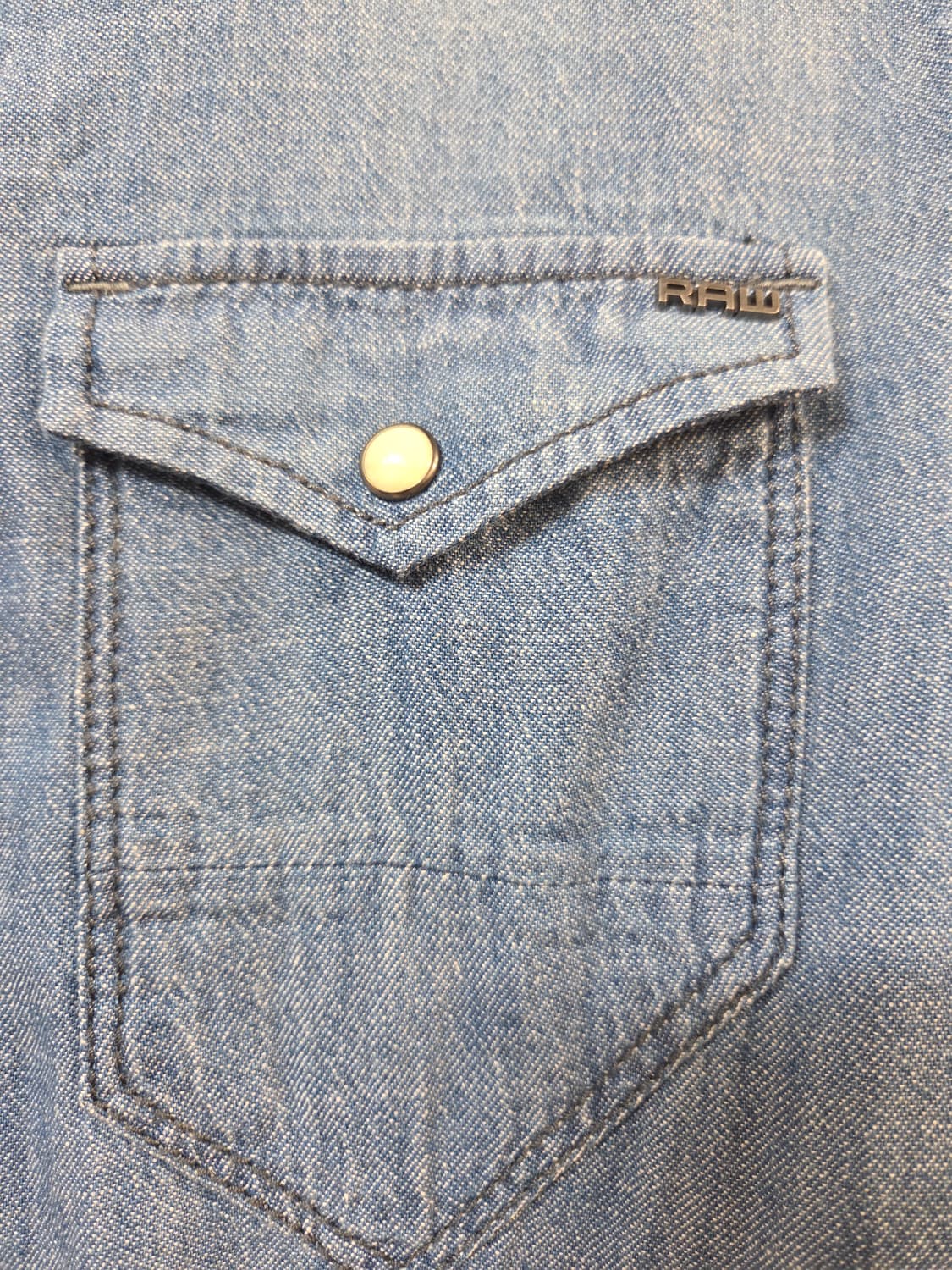 G-Star RAW 데님 민소매 셔츠(XXS/S/M) 상품이미지5