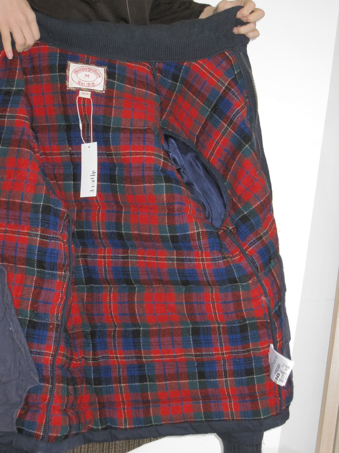 브룩스 브라더스 레드체크 패딩 상품이미지10