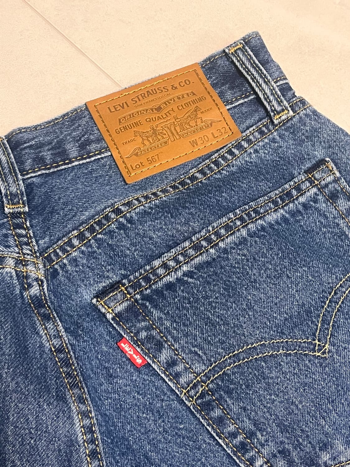 리바이스 567 부츠컷 데님  상품이미지2