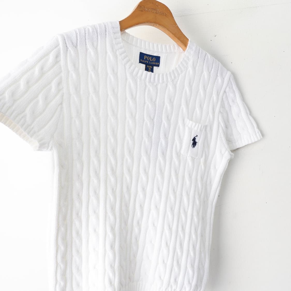 44/새상품 폴로 코튼 케이블 니트 상품이미지4