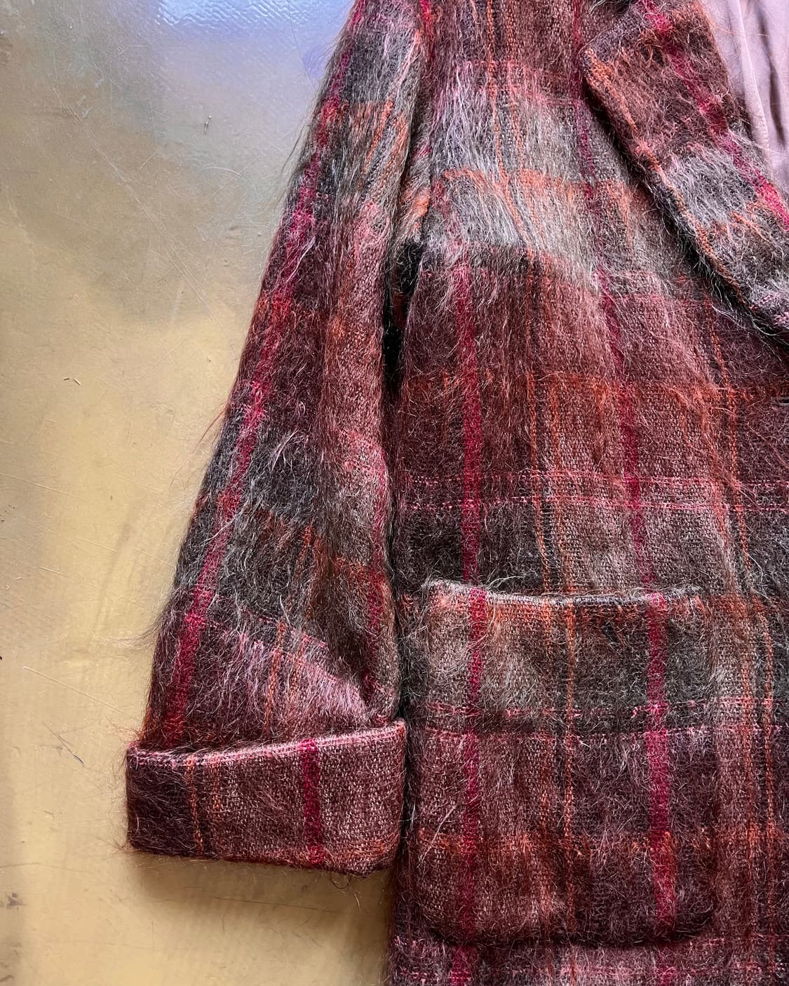 1970-80s Life by GIVENCHY Old Mohair JK 상품이미지6