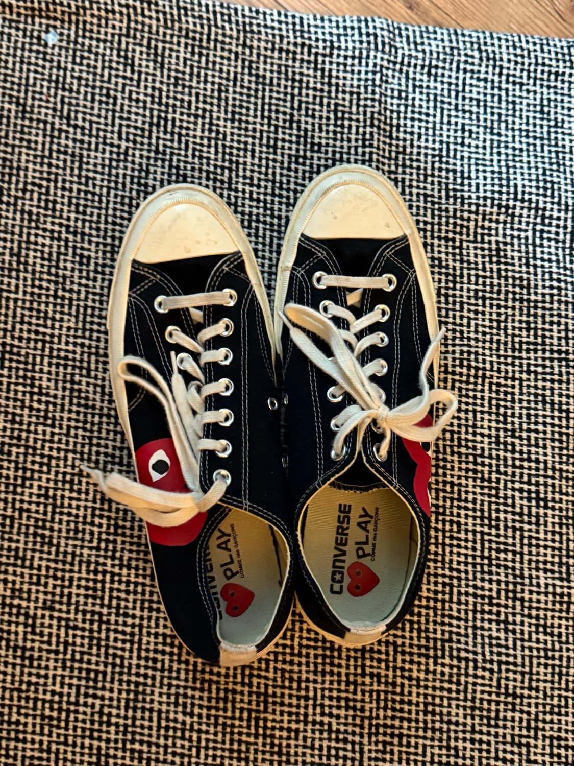 컨버스x꼼데가르송 척 70 블랙 285 상품이미지2