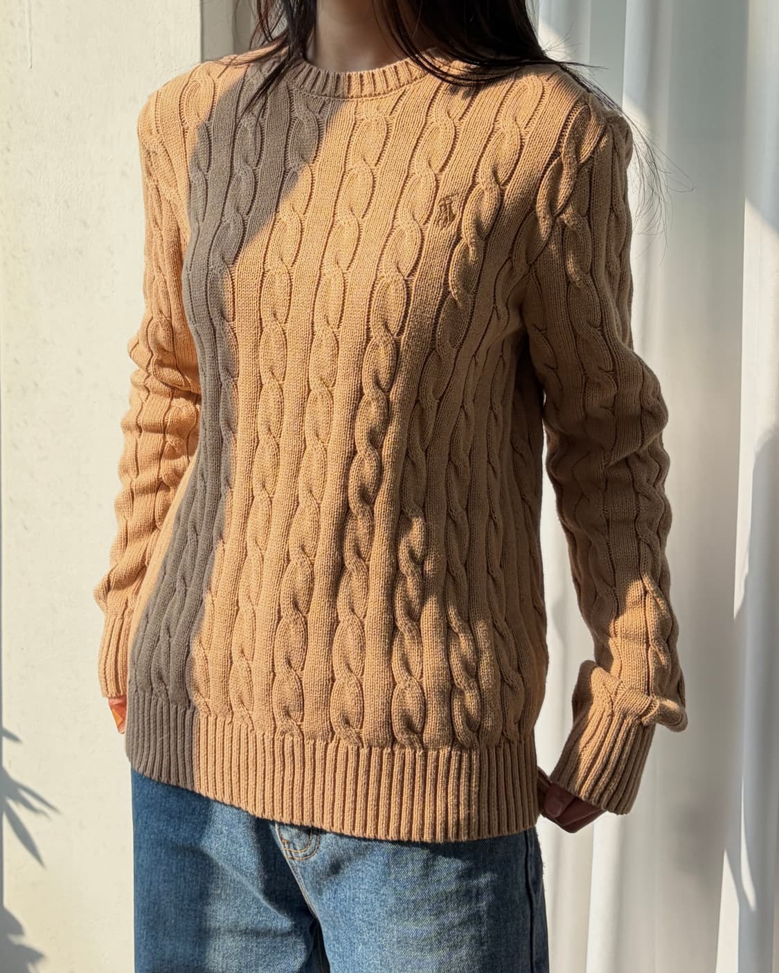 [M]폴로 랄프로렌 꽈배기 케이블 코튼 니트 상품이미지1