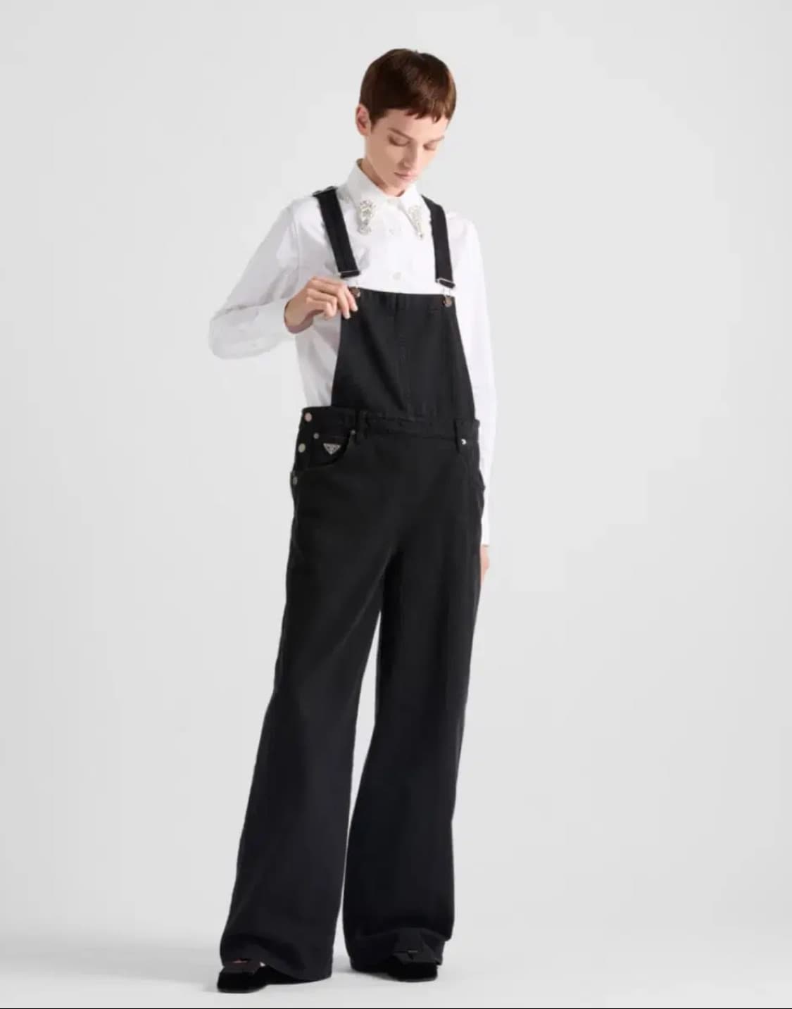 프라다 데님 오버롤 팬츠 40 상품이미지1