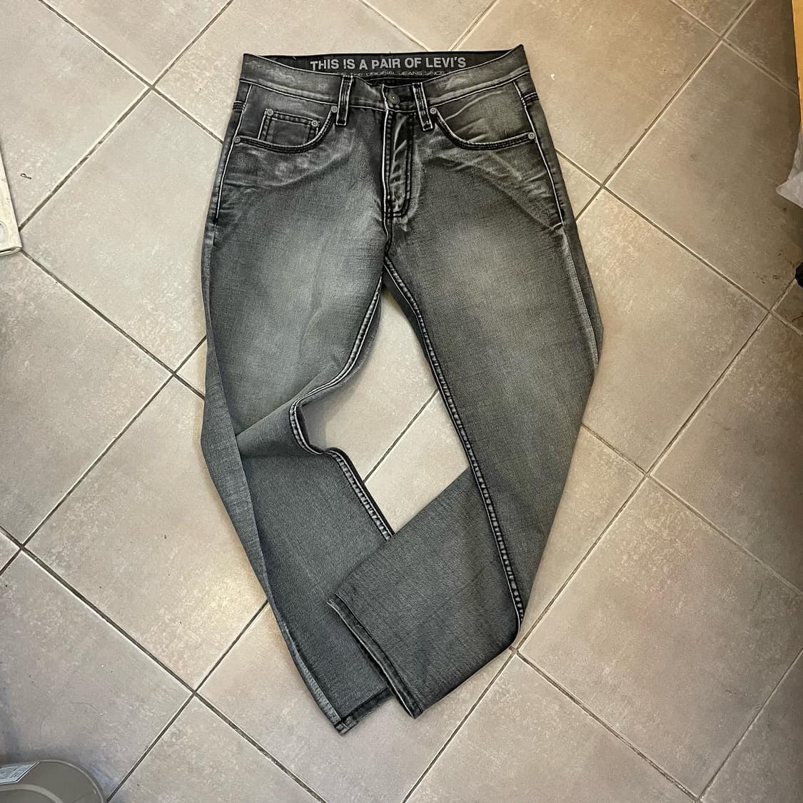 리바이스 550 흑청 데님팬츠 상품이미지1