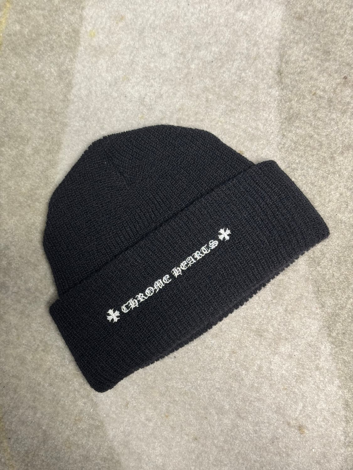 [크롬하츠] 울 비니 블랙 화이트 상품이미지2