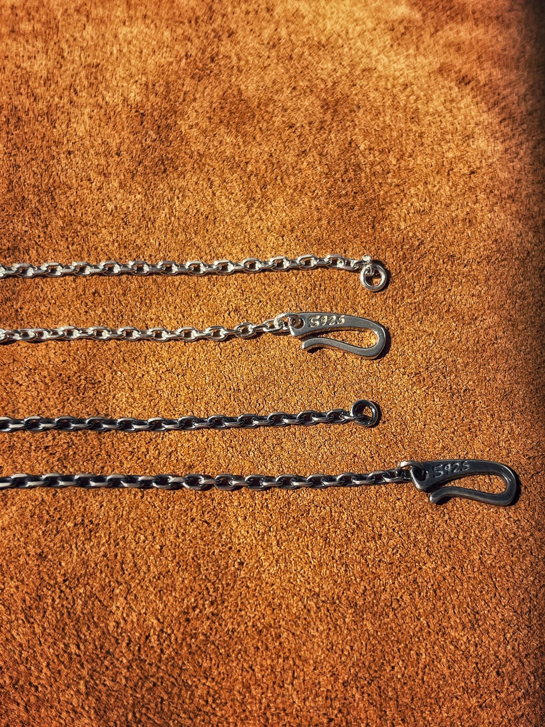 에센셜 실버 체인목걸이 남자목걸이 크롬하츠무드 여자목걸이 상품이미지6