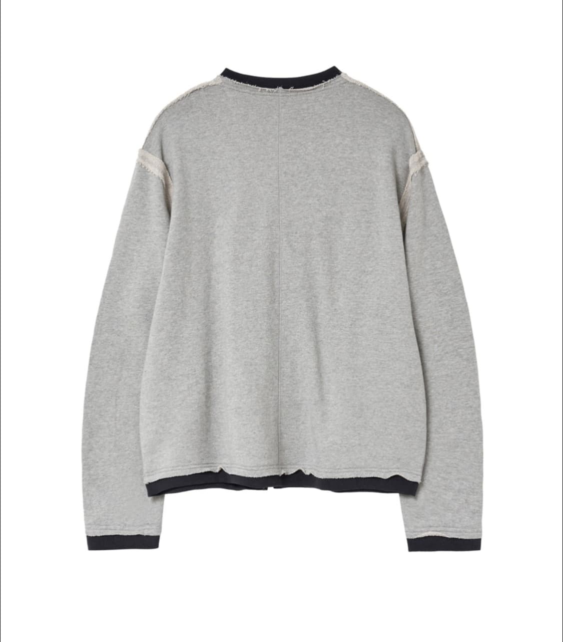 해칭룸 링거 가디건 멜란지 그레이 상품이미지2