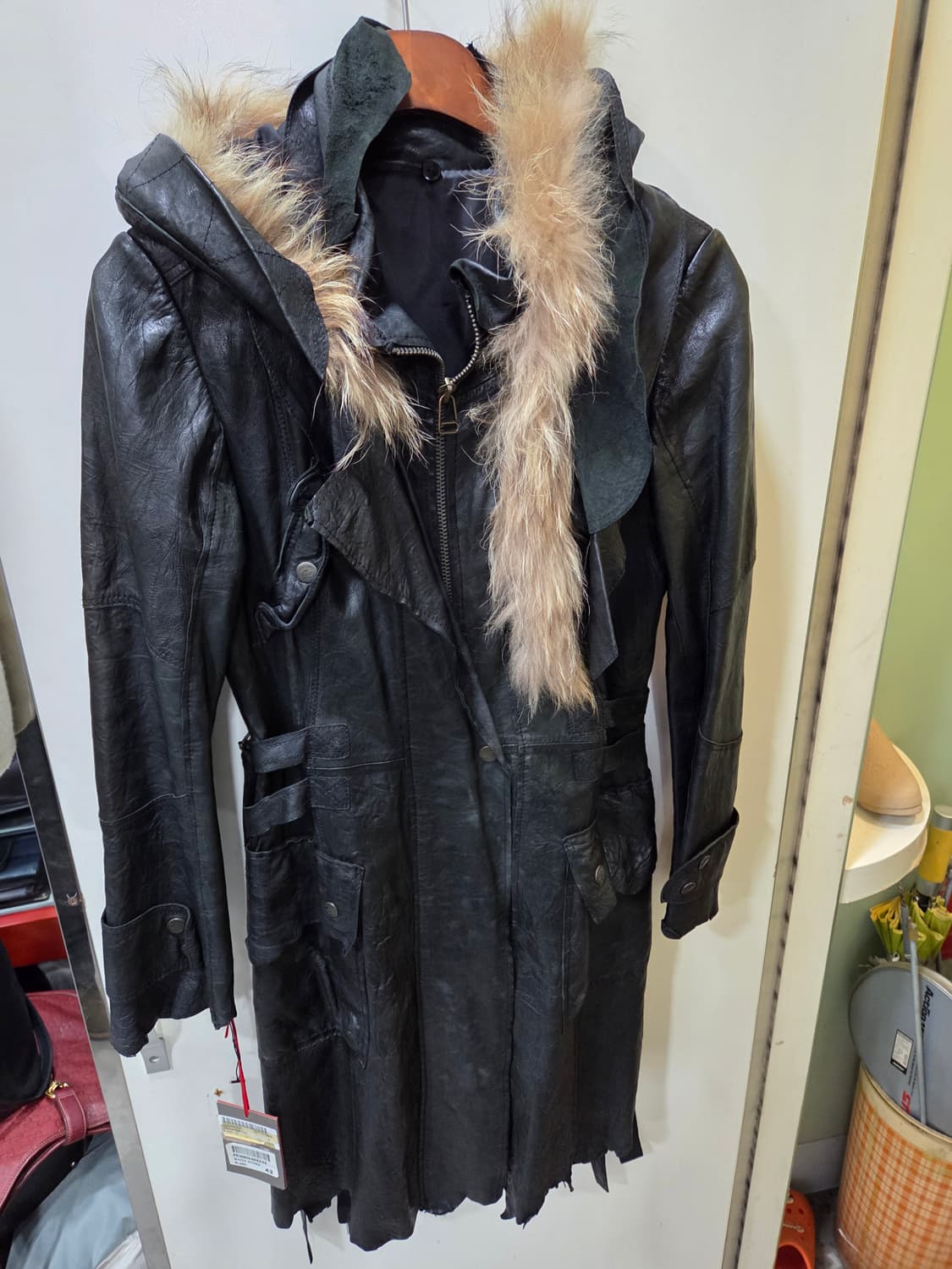 아베크롬비 가죽 코트 상품이미지3