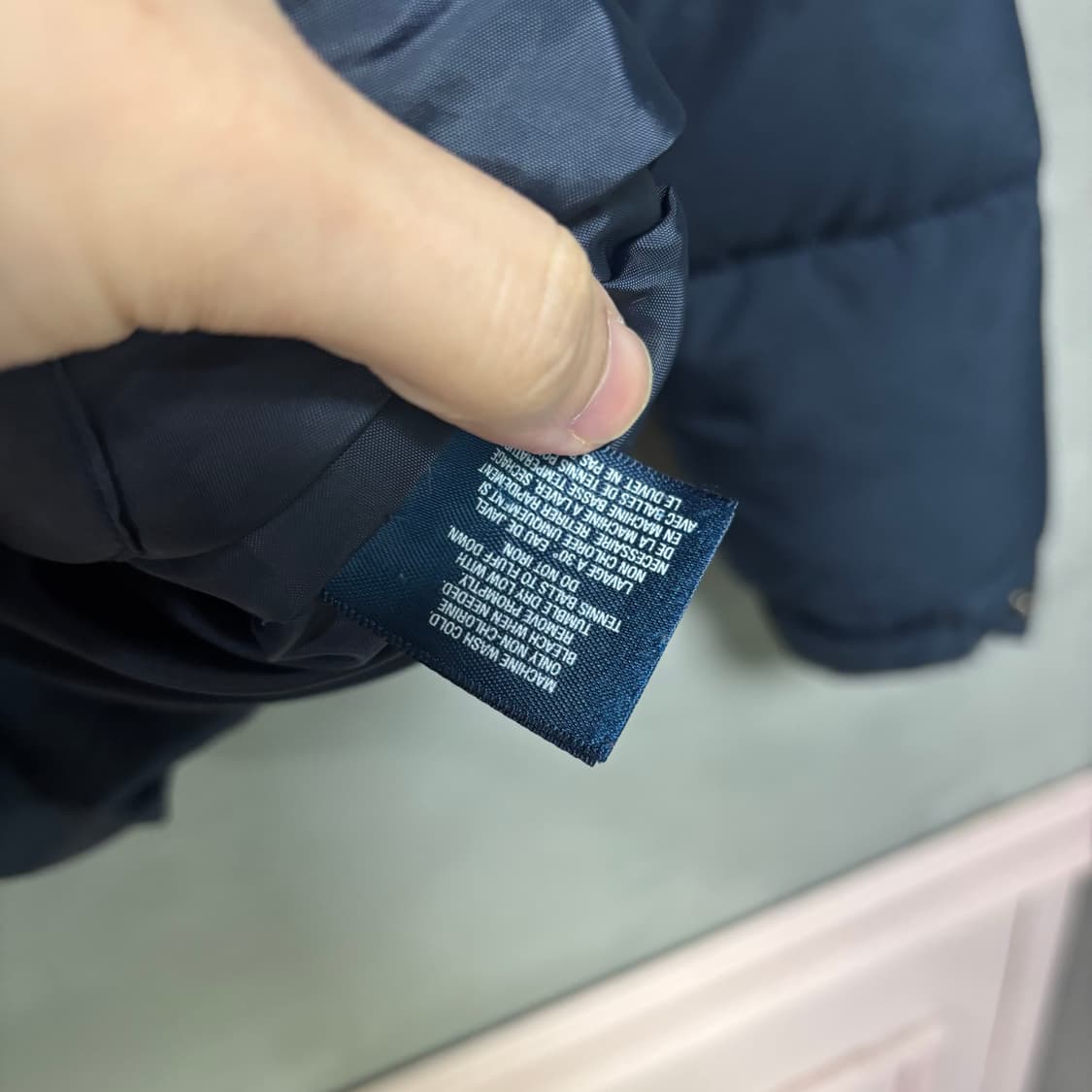 폴로 랄프로렌  빅포니 푸퍼다운 패딩 네이비  상품이미지3