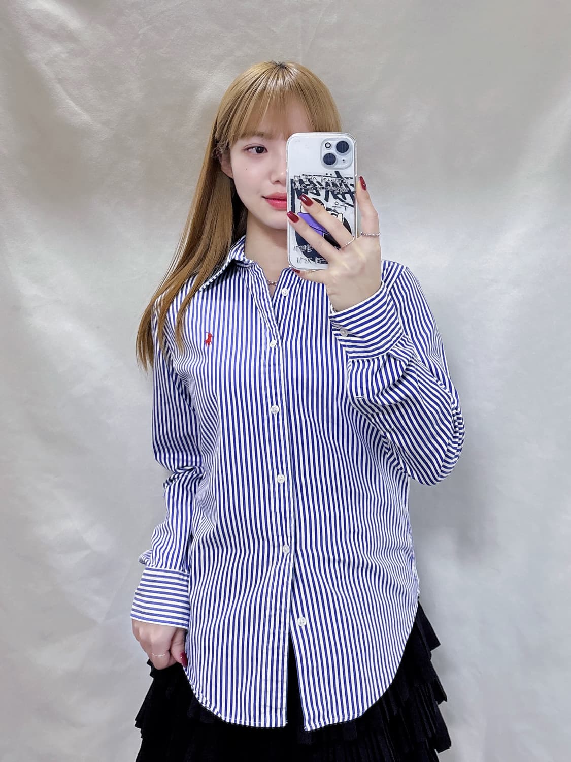 폴로 랄프로렌 포니 스트라이프 셔츠  상품이미지1