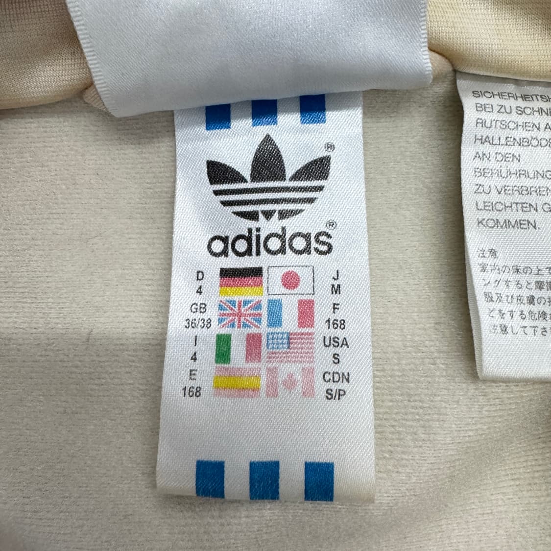 *레전드* 아디다스 80s-90s 파이어버드 아이보리 레드 트랙탑 져지 상품이미지8