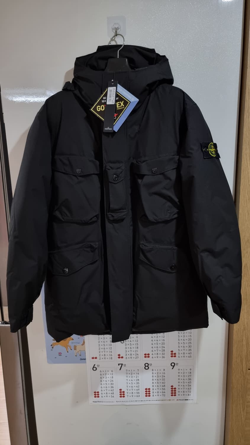 스톤아일랜드 고어텍스패딩/블랙/xl 상품이미지5