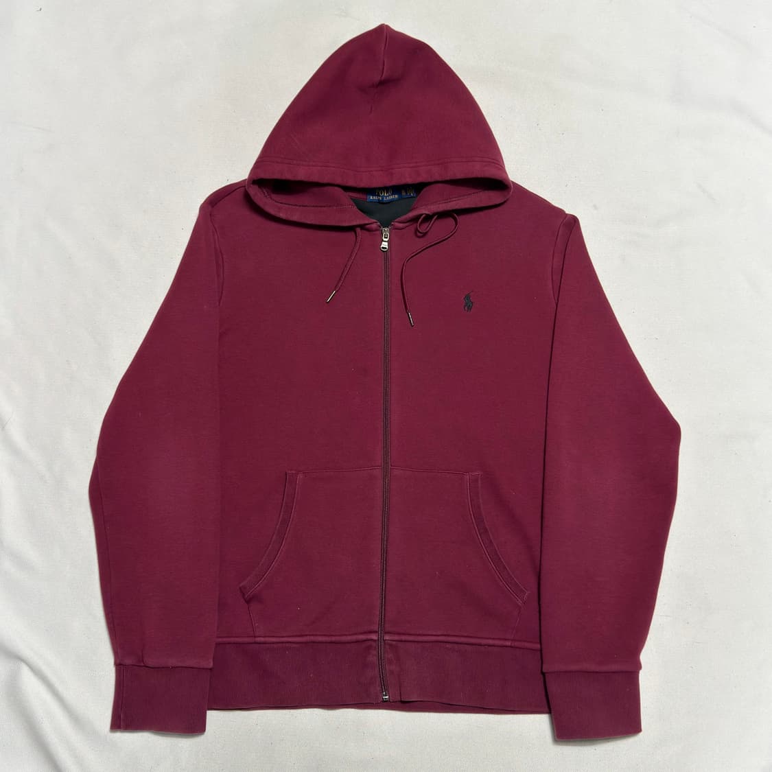 XL 폴로랄프로렌 와인 후드 집업 상품이미지2