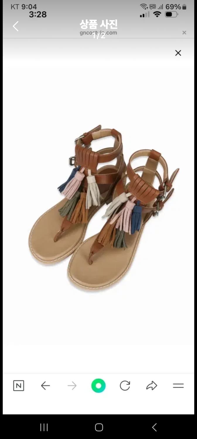 써스데이아일랜드  테슬 샌들 상품이미지2