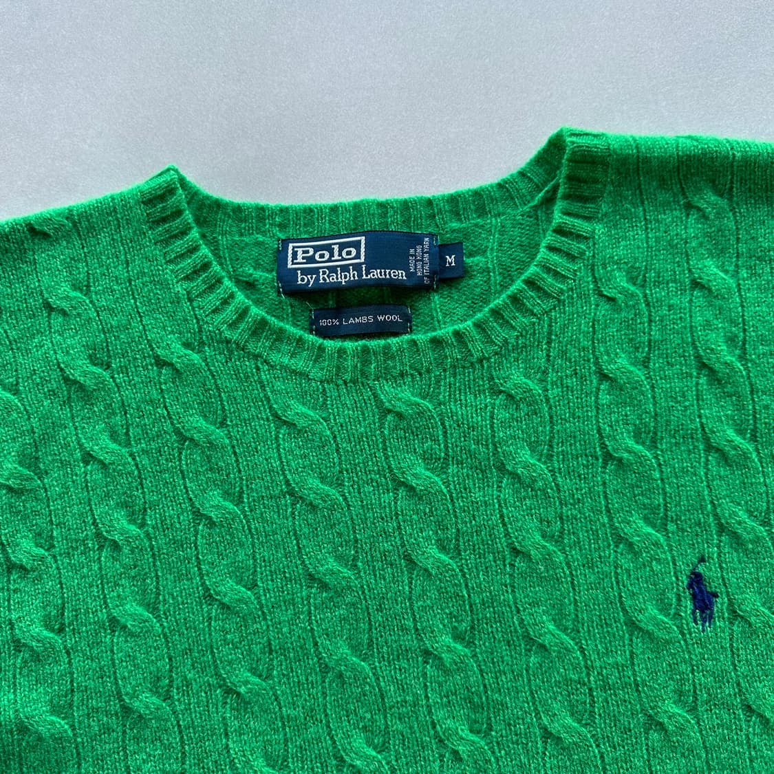 [M]폴로 랄프로렌 꽈배기 케이블 램스울 니트 상품이미지7