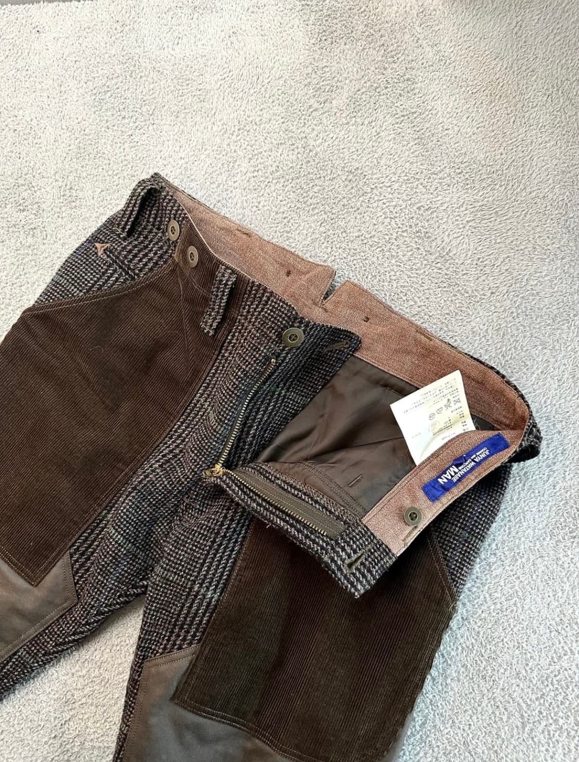 Junya Watanabe 준야 와타나베 코듀로이 패치워크 팬츠 상품이미지3