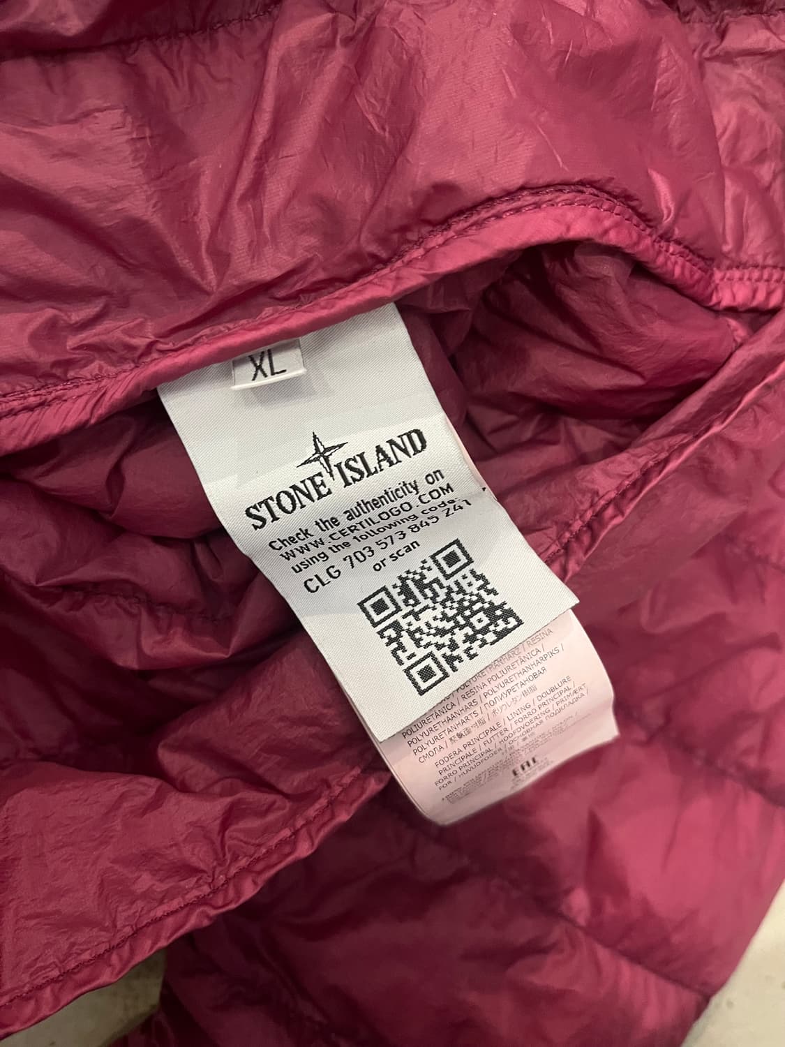 스톤아일랜드 마이크로 YARN DOWN XL 상품이미지3