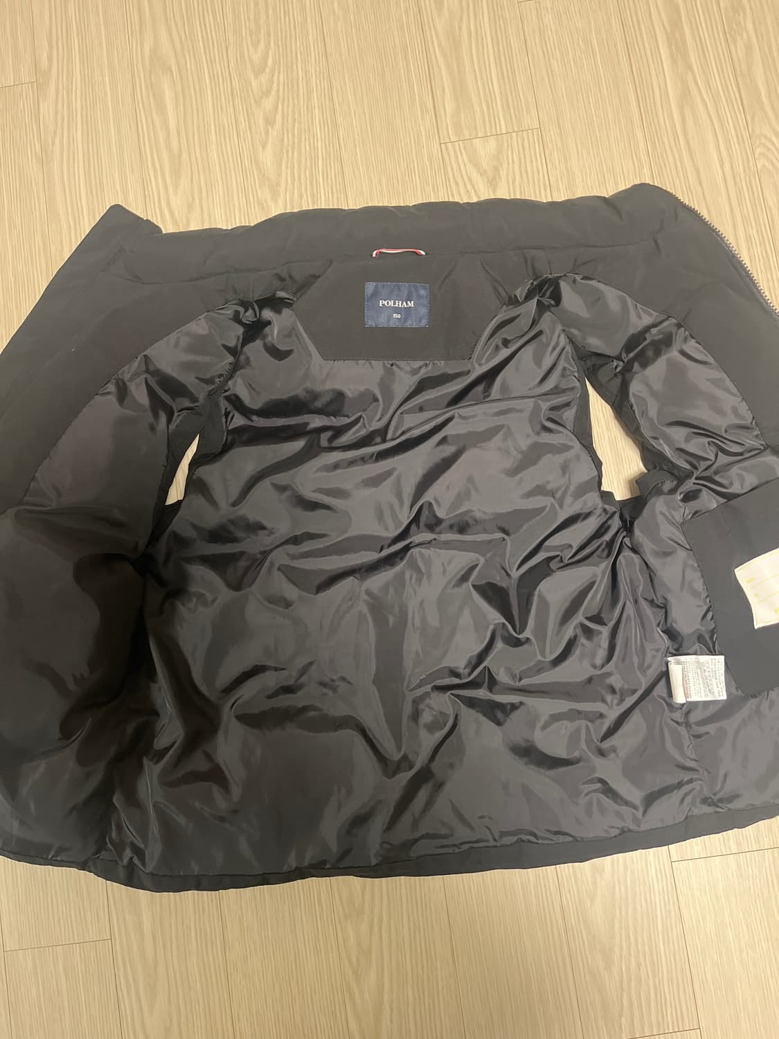 폴햄 조끼패딩 블랙 150 상품이미지2