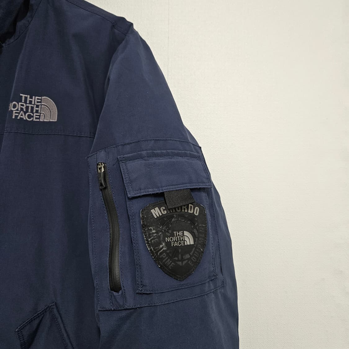 택포) 노스페이스 구스다운 숏패딩 블루종 95 M 상품이미지2