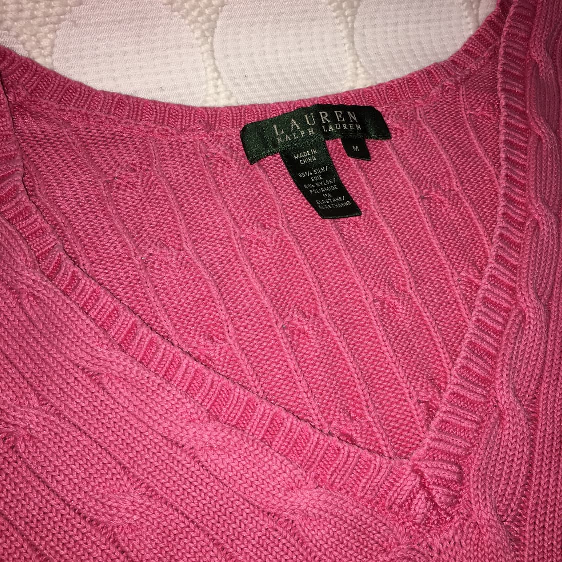 ralph lauren핑크 실크 니트 상품이미지7