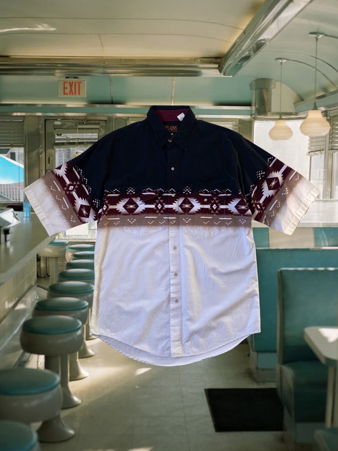 플레인스 웨스턴 셔츠 (Man L) AB1676 상품이미지1