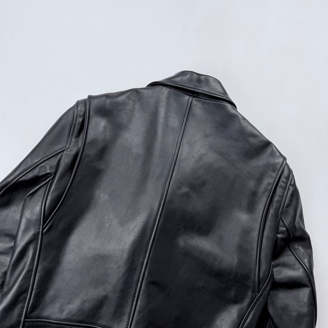 토니웩 카우하이드 레더 바이커 자켓 상품이미지9
