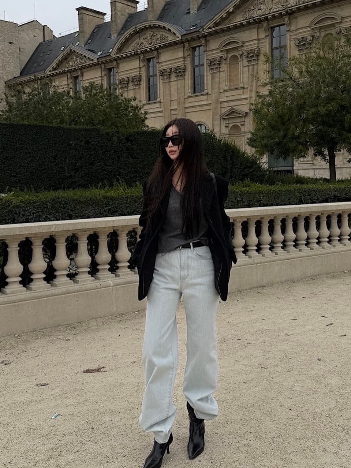 BRONN 브론 캐시미어 울 블랜드 자켓 블랙 하객룩 코트 상품이미지10