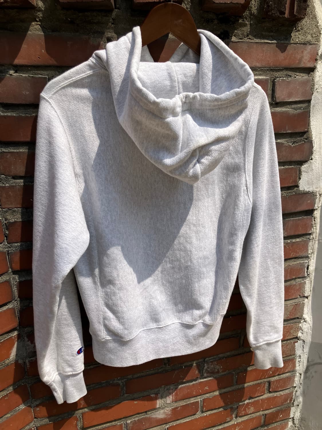 Champion 리버스위브 스몰로고 후드 상품이미지5