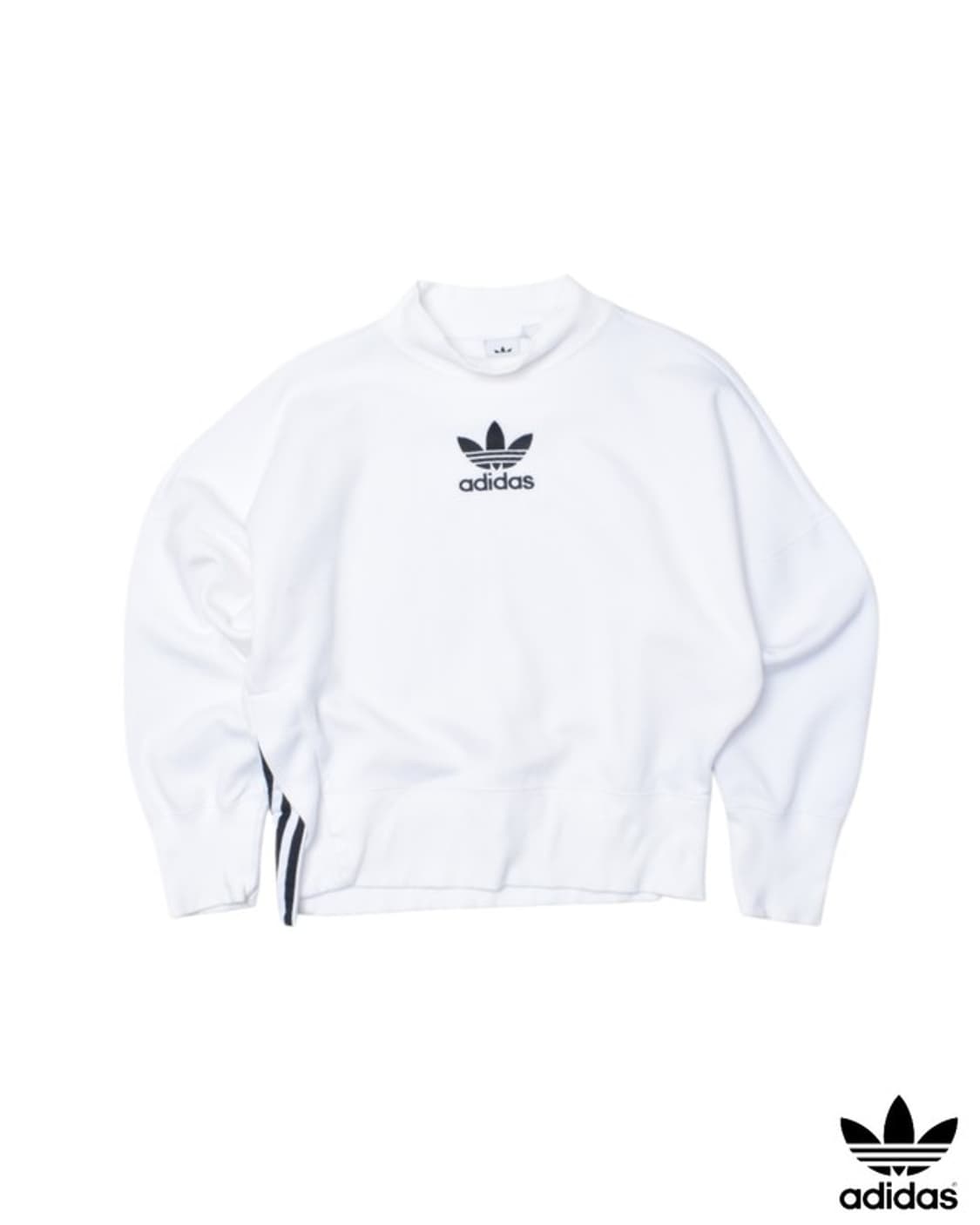 아디다스 파이어버드 크롭 맨투맨 XS M0004  상품이미지1