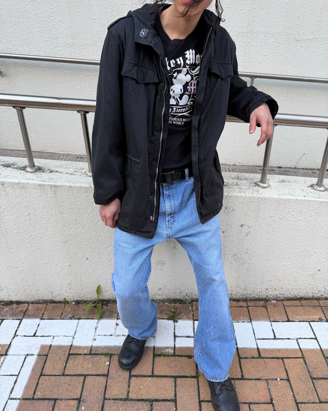 90s Agnes B. field hoodie jacket 상품이미지1