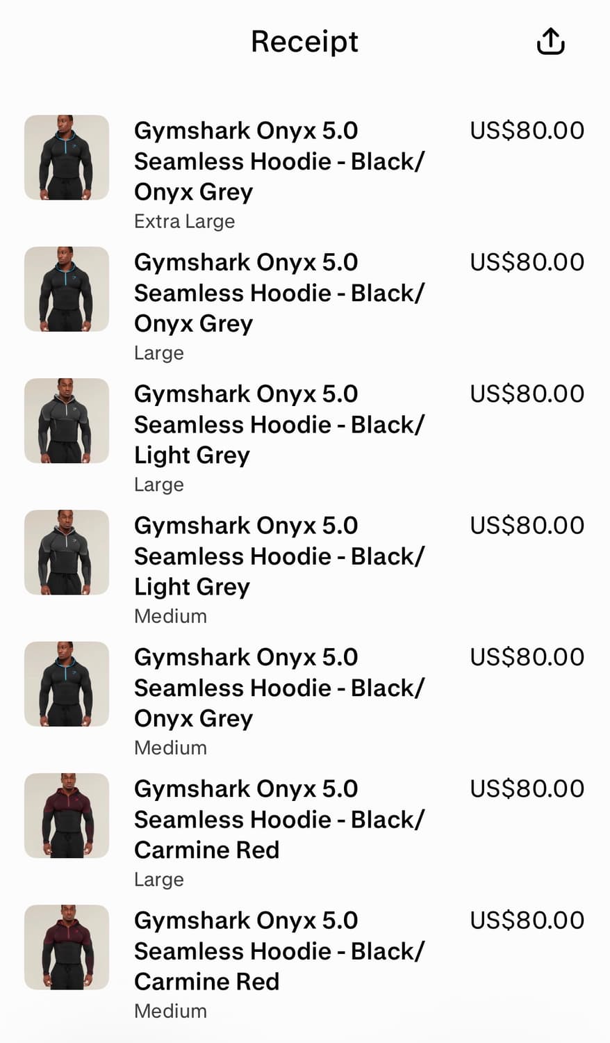 짐샤크 Onyx 5.0 후드 상품이미지1