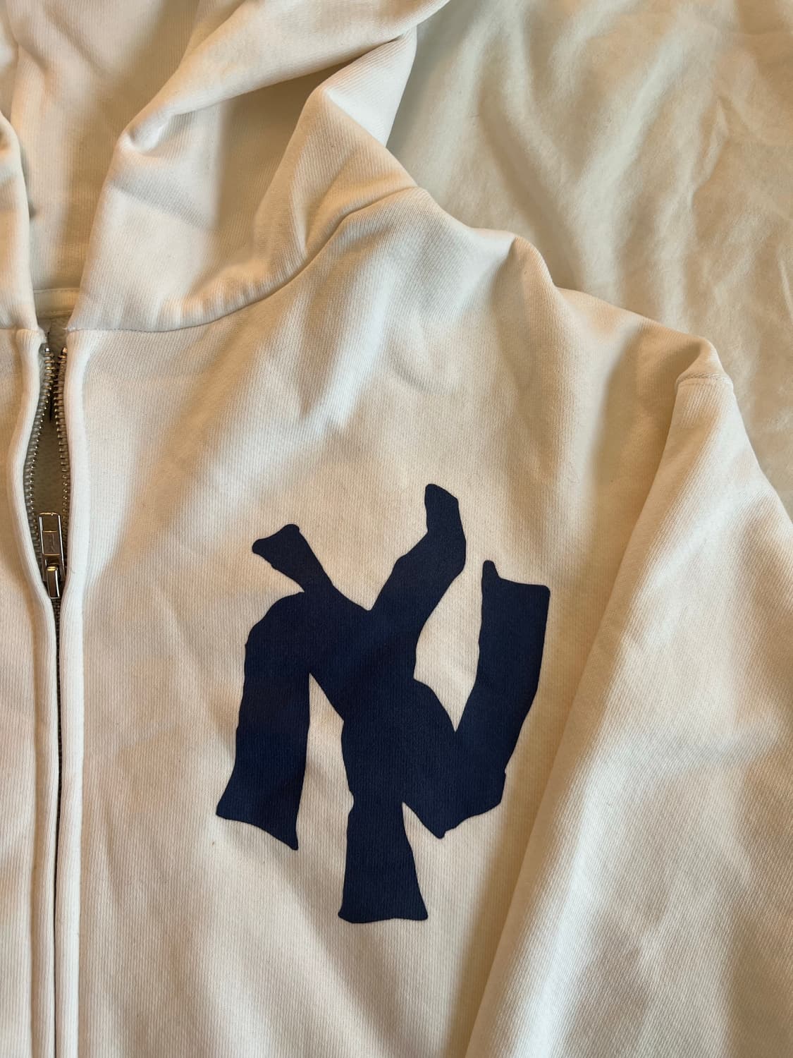 아킴보 클럽 뉴욕 후드집업 화이트 L 상품이미지2