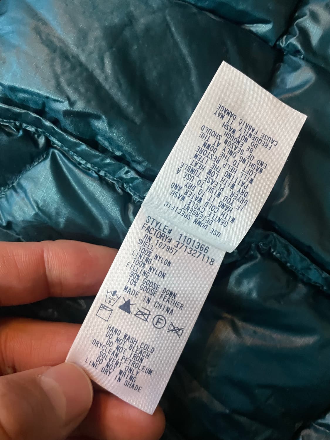 몽벨 재팬 구스다운 경량패딩조끼 L 상품이미지8