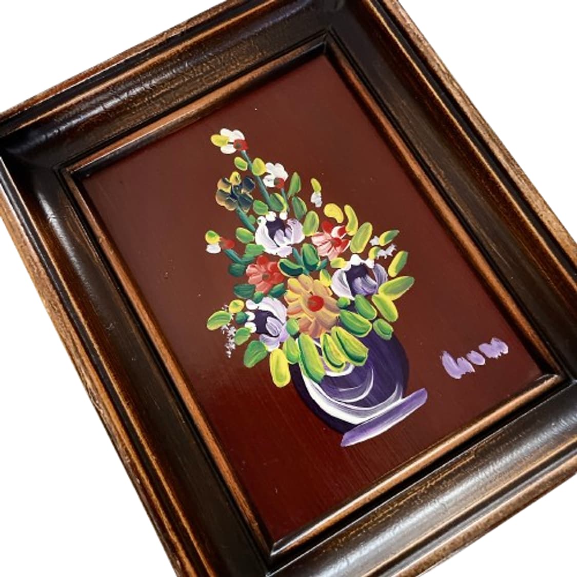 앤틱 이태리 핸드페인트 미니 액자 상품이미지2