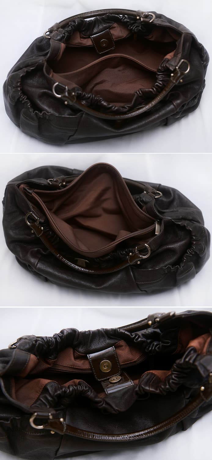 페라가모 바라리본 셔링 레더 호보백 빅토트.숄더 상품이미지4